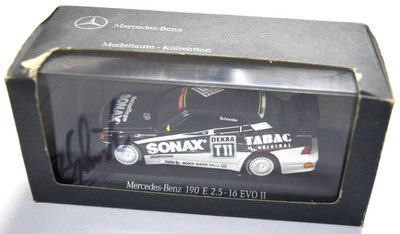 RARE! Minichamps 1/43 SONAX Mercedes 190E EVO2 DTM 1993 #11 B. Schneider (Signed