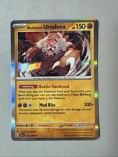 Pokemon TCG * SV Shroulded Fable * 25/64 Bloodmoon Ursaluna HOLO Rare * Fresh Pk