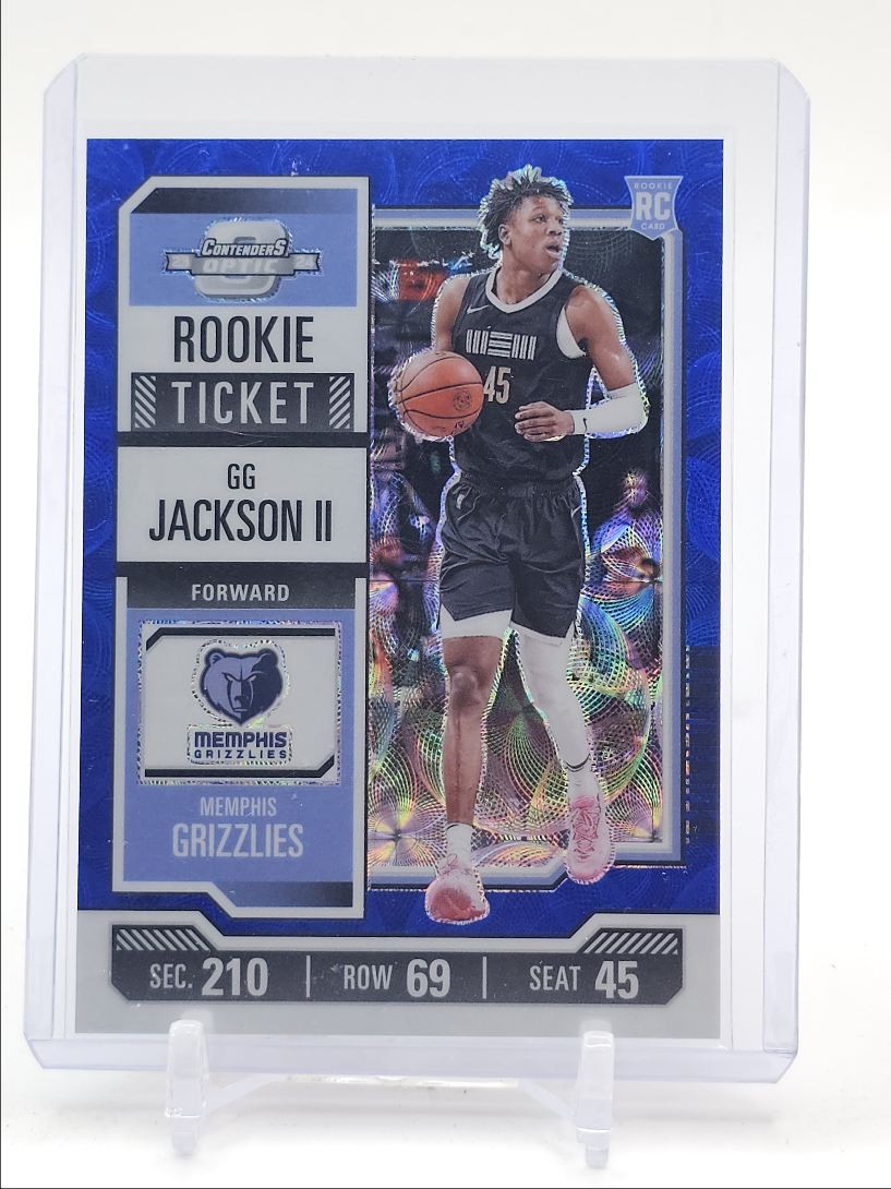 GG JACKSON II 2023-24 CONTENDERS OPTIC ROOKIE TICKET INTL BLUE RC /45 Q6145