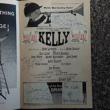Signed Ella Logan Jesse White Don Francks 1965 "Kelly" Tryout FLOP Playbill RARE
