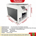 110V Automatic Garment Clothing Folding  Stacking Machine 300-400PCS/H — photo 2