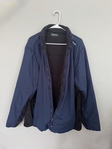 Hi-Tec Thermo Jacket Mens XL Navy Blue Full Zip Performance Softshell