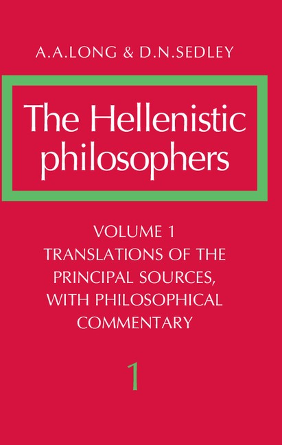 The Hellenistic Philosophers: Volume 1, Translations of the Principal Sources w - Image 2