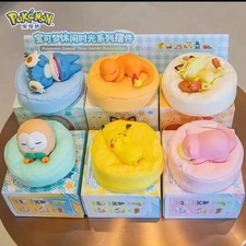 Pokemon Vinyl Figure Sleeping Pikachu Snorlax Eevee Bulbasaur Slowpoke Munchlax