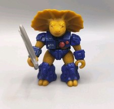 Takara Hasbro Battle Beasts Leapin’ Lizard #54 Figure And Weapon NO Rub Vintage 