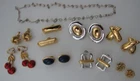 Vintage Lot of Costume Jewelry Sign Monet Avon Trifari Napier