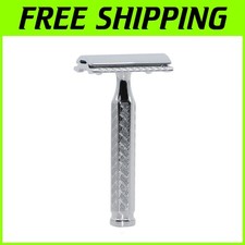 Chrome-Plated 3-Piece Double Edge Safety Razor