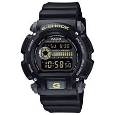 Casio DW9052-1C, G-Shock Chronograph Watch, Resin Band, Alarm, 200 Meter WR