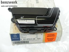 Mercedes W221 Schalter Sitzverstellung hinten rechts NEU ORIGINAL NOS 2218700158