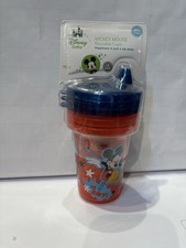 Brand New MICKEY MOUSE Reusable "Sippy" Cups 3-Pack 10oz. NIB for Baby/Infant