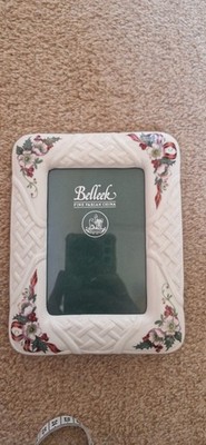 Belleek Irland China Bilderrahmen Vintage Bilderrahmen Blumenmuster
