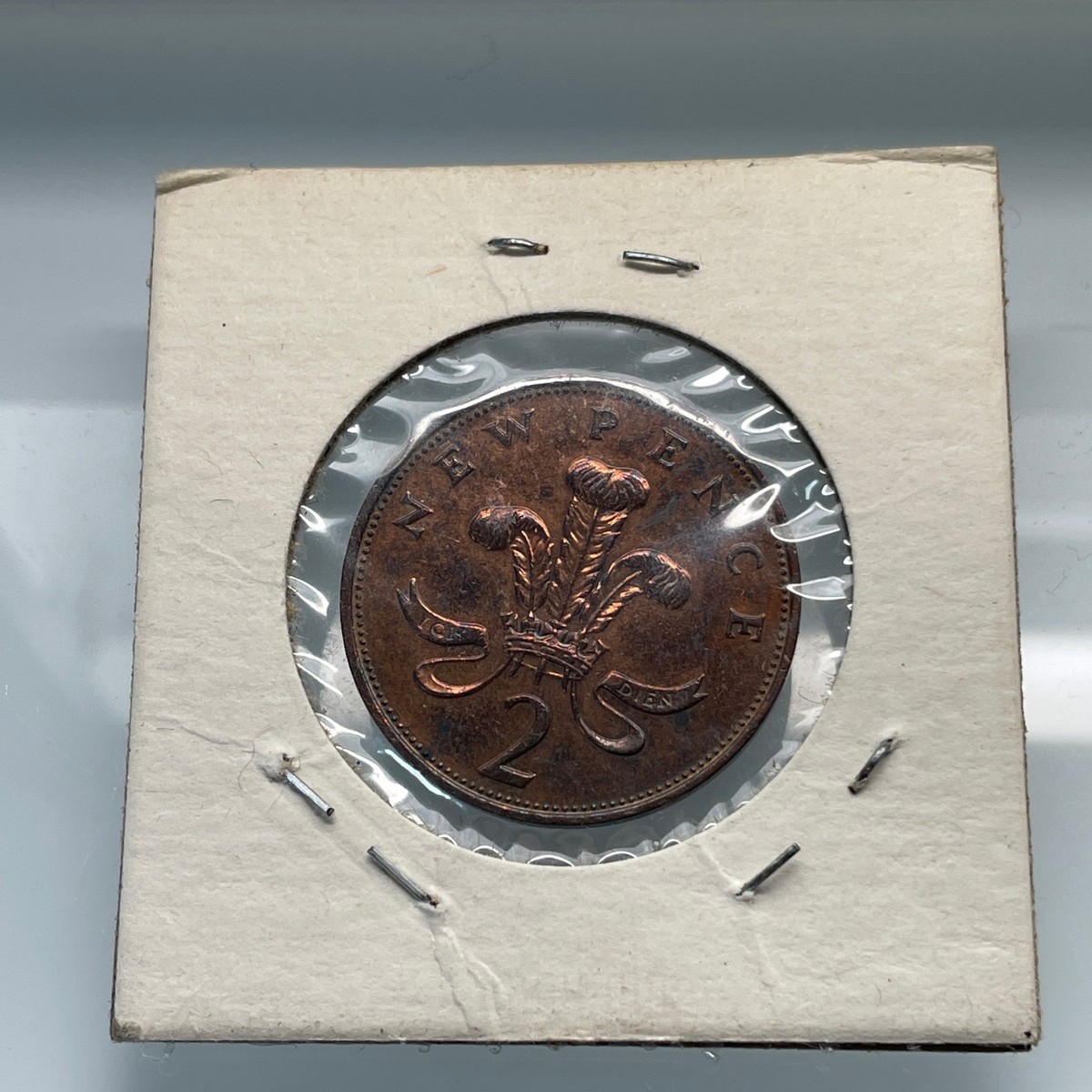 1971 2 NEW PENCE British Queen Elizabeth II DG REG FD Original