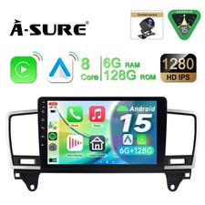 Mit Kam Android 15 Autoradio 6+128G Navi Carplay für Mercedes-Benz M-Klasse W166 Mit Kam Android 15 Autoradio 6+128G Navi Carplay für Mercedes-Benz M-Klasse W166