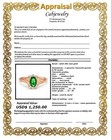 GENUINE 0.70 Cts TSAVORITE & DIAMOND RING SOLID 10k ROSE GOLD - Free Appraisal — photo 6