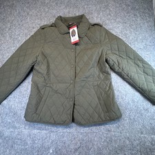 Tommy Hilfiger Green Size M Women's Quilted Jacket