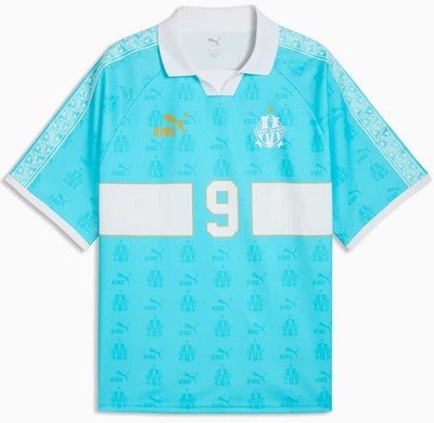 Puma OM King Retro Jersey 25/26 blau Olympique Marseille Fan Shirt Trikot M-4XL