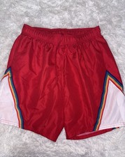 Laguna Vintage men's sz. M red side striped swim trunks. New w/out tags