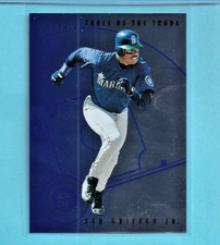 🔥1997 Select Tools of the Trade Mirror Blue Andruw Jones Ken Griffey Jr S🔥
