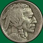 1913 Type 1 Raised Ground Buffalo Nickel Very Fine VF Coin #41401