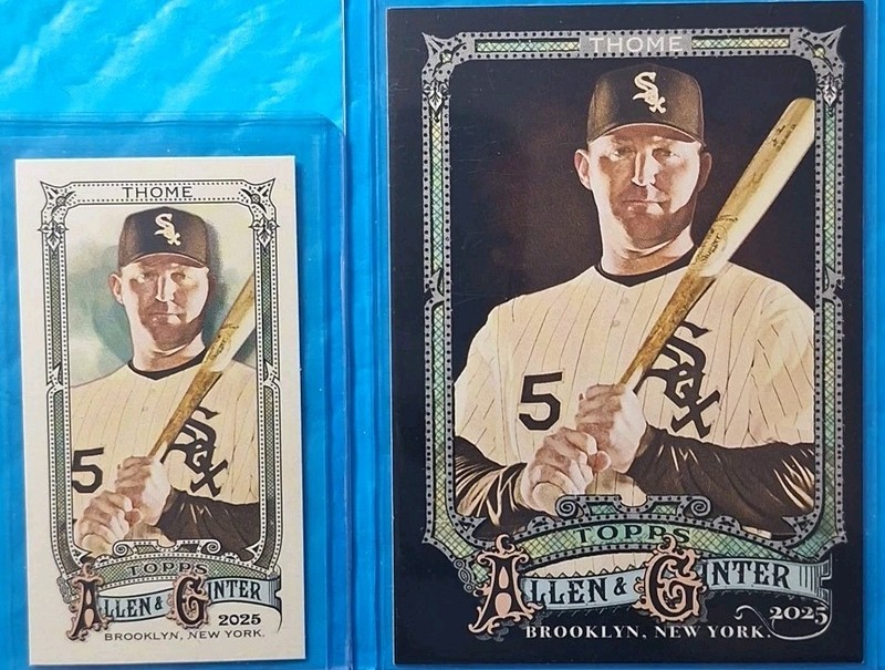 Jim Thome [SP] #347 (2025 Topps Allen and Ginter Base, X, Mini)  3 Cards