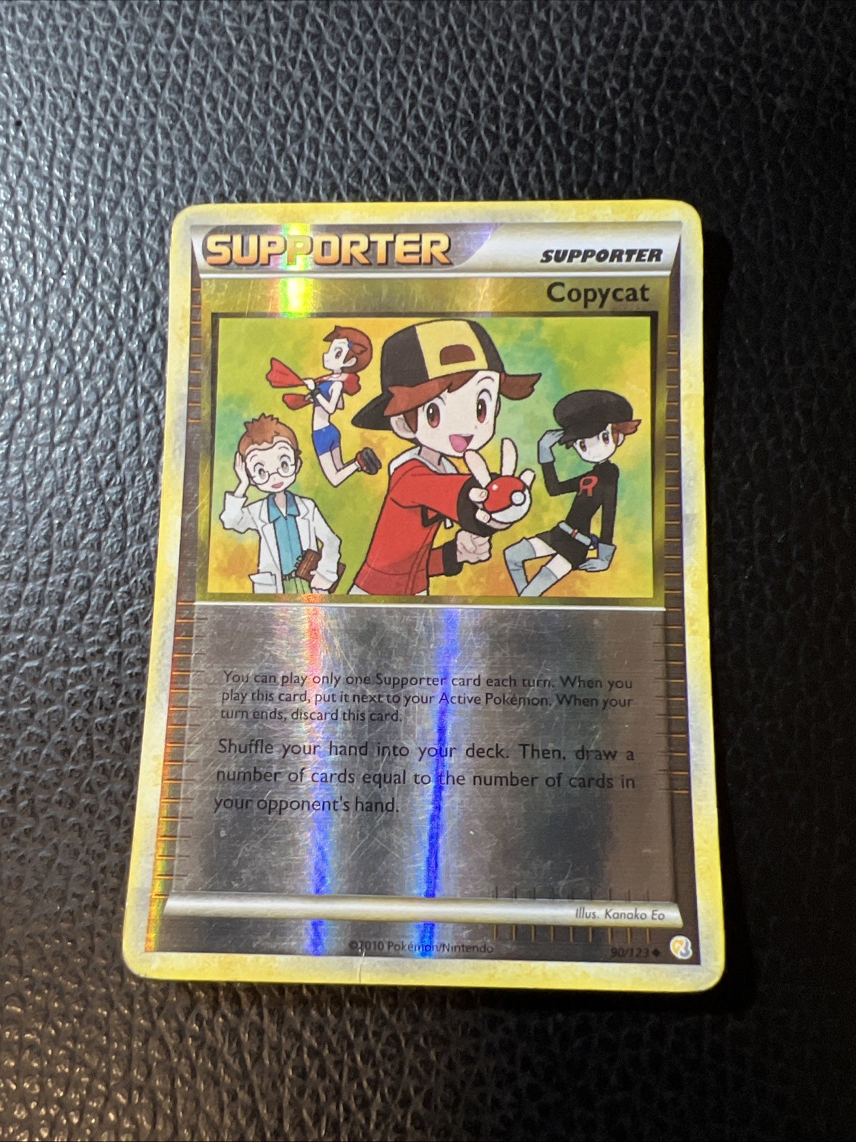 Supporter Copycat 90/123 Pokemon Reverse Holo MP 2010 Vintage TCG *