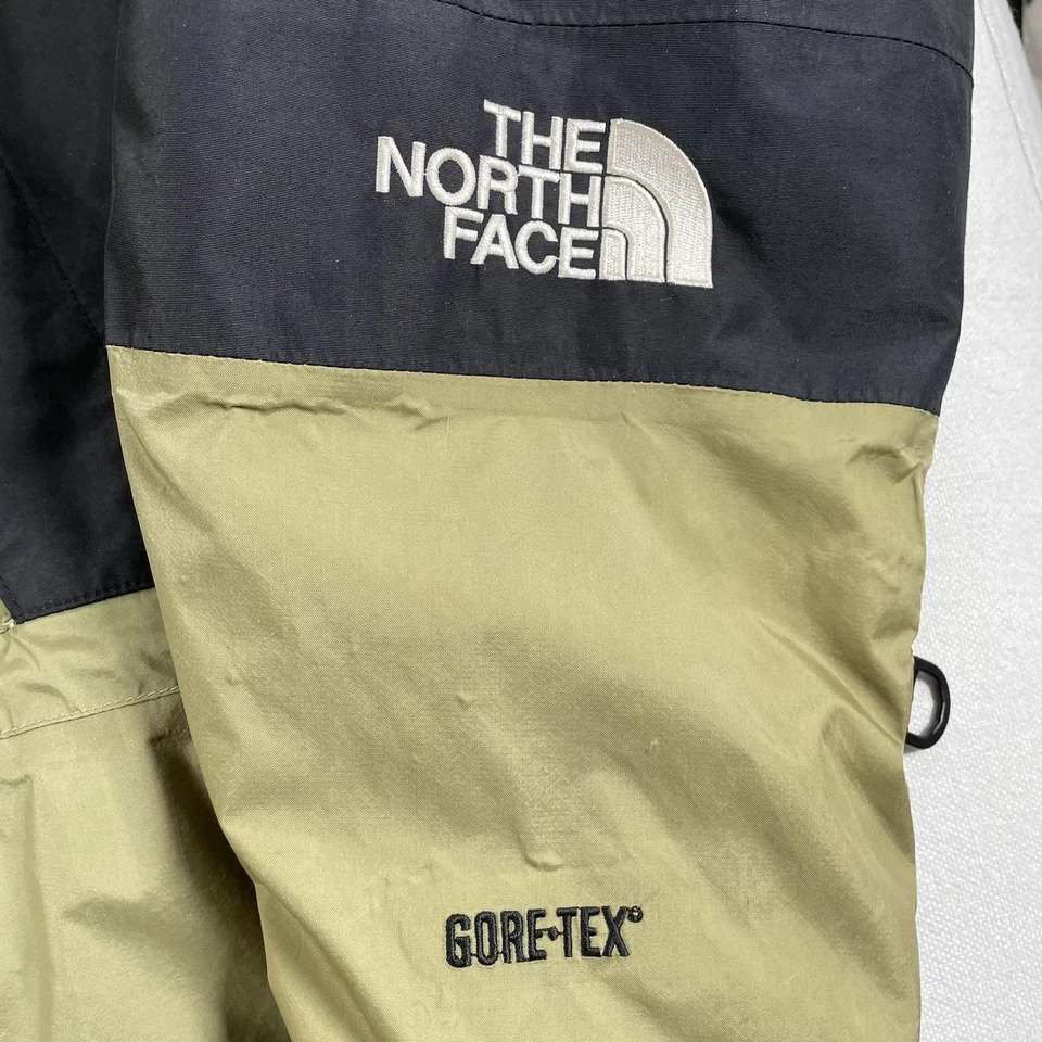 Chaqueta The North Face Gore Tex Para Hombres XL Verde Negra Con Capucha Parka Exterior Foto 2 de 4