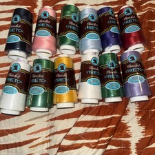 Lot Of 12 Maxi Lock STRETCH Serger Cone Threa...