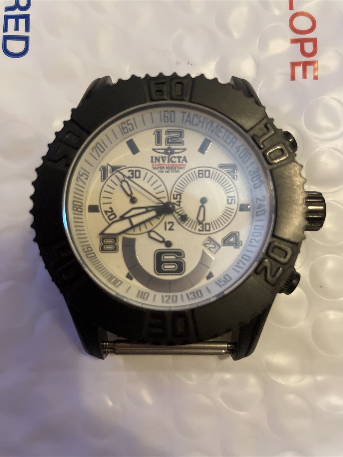 Invicta Sea Spider Model 1776  Men's Black Date Analog Watch 100M