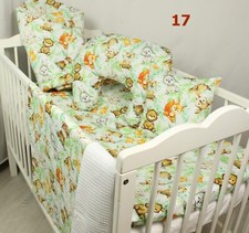 7 pc BEDDING SET cot bed NURSERY blanket nursing pillow quilt cover sheet pink