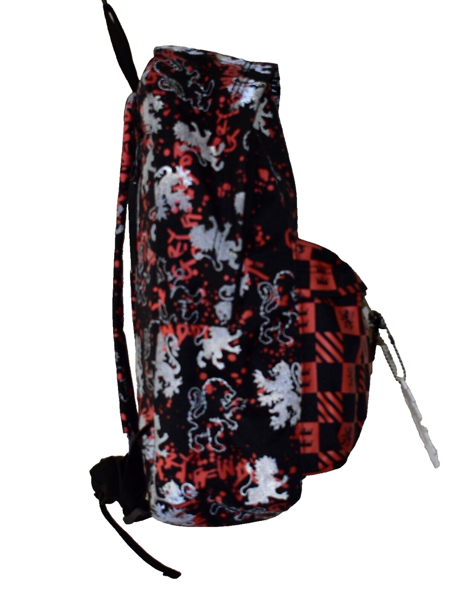 A8 NWT HYPE X HARRY POTTER Gryffindor Black/Red Backpack HYPBTS-054 O/S Harry Potter (Gryfindor) Fashion Backpack – Pyramid  main image 3