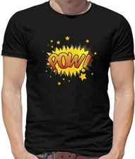 Superhero Pow Mens T-Shirt - Comic - Comics - Pop Art - Graphic Novel - Heroes