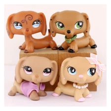 4lot LPS Dachshund Pack 909 640 932 Wiener Dog Toy Figure with Accessories