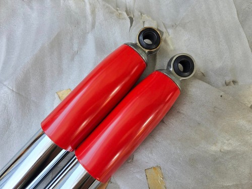 YAMAHA YA6 YA7 YB125 Rear Shock Absorber Red Genuine NOS JAPAN 137-22210-00-24 - Picture 6 of 14