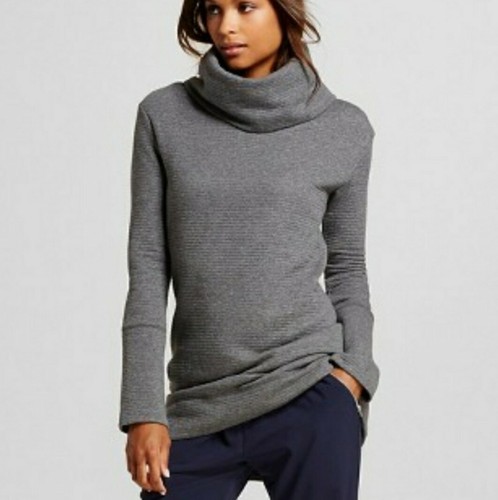 Merona Ottoman Heather Grey Tunic Cowl 