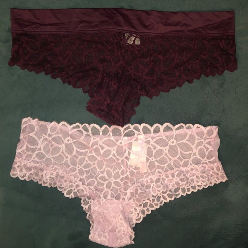 Victorias Secret Pink cheeksters de Encaje Talla Grande | eBay