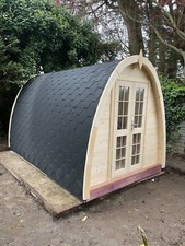 4m x 2.4m Glamping/Camping Pod/Outdoor Office/Garden room/Log Cabin/Summerhouse