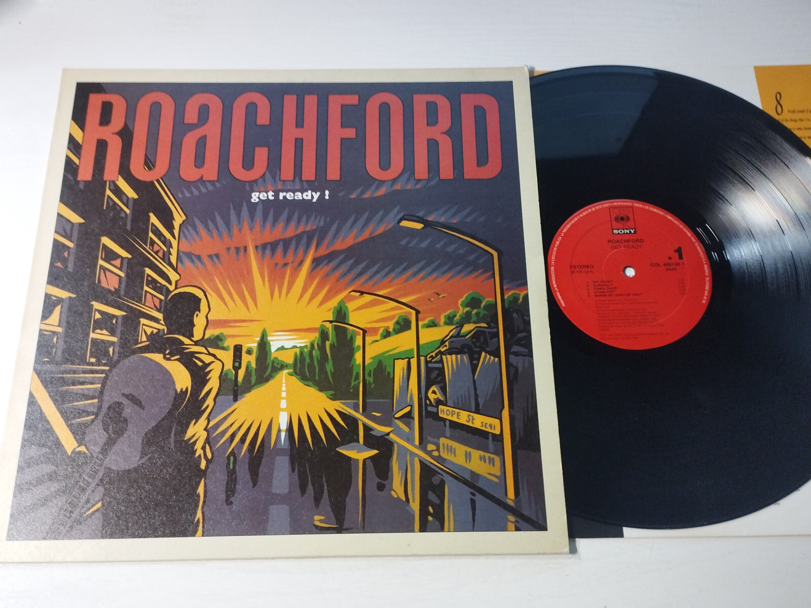 Roachford Get Ready 1991 CBS COL 4681361 Spain Press - LP Vinyl 12"" VG/VG 4T