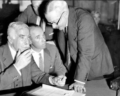 Otto Kahn head of Kuhn Loeb & Co Percy Stewart Carl De Gersdorff a .. Old Photo