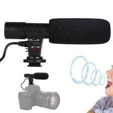 Mic-01 3,5 mm microfono stereo DV professionale per Vlog Nikon Sony Canon GoPro
