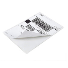 1000 4" x 6" Fanfold Direct Thermal Shipping Labels for Zebra Rollo Printers
