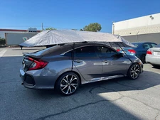 15ft x 7ft Foldable Car Roof Top Umbrella Tent Sunshade Cover Car Hood Shelter