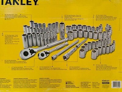 STANLEY セット売り Stanley 96-010 Standard 75 Piece Mechanic Tool Set | eBay