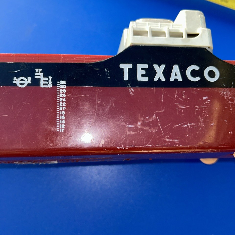Vintage 1960's WenMac Texaco SS North Dakota Toy Model Tanker Ship Boat 27" eBay
