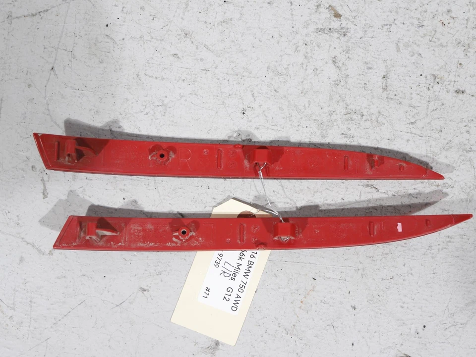 16-19 BMW 750I XDRIVE G12 - REFLECTOR PARACHOQUES TRASERO IZQUIERDO DERECHO 7342949 7342950 🚗 Foto 2 de 4