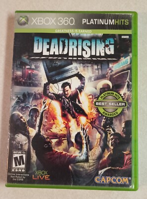 Dead Rising Xbox 360 Disc Case Manual Tested