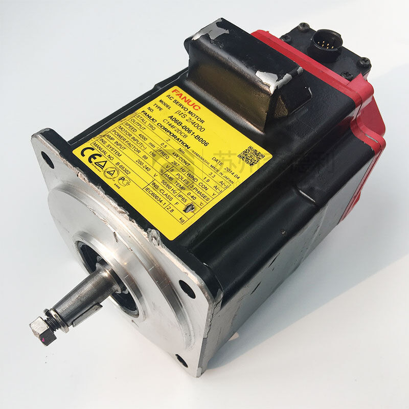 Used   AC Servo Motor A06B-0061-B006 #A6-37