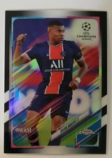 2021 Topps Chrome UEFA UCL Steve Aoki Neon Future KYLIAN MBAPPE BLACK 45/99