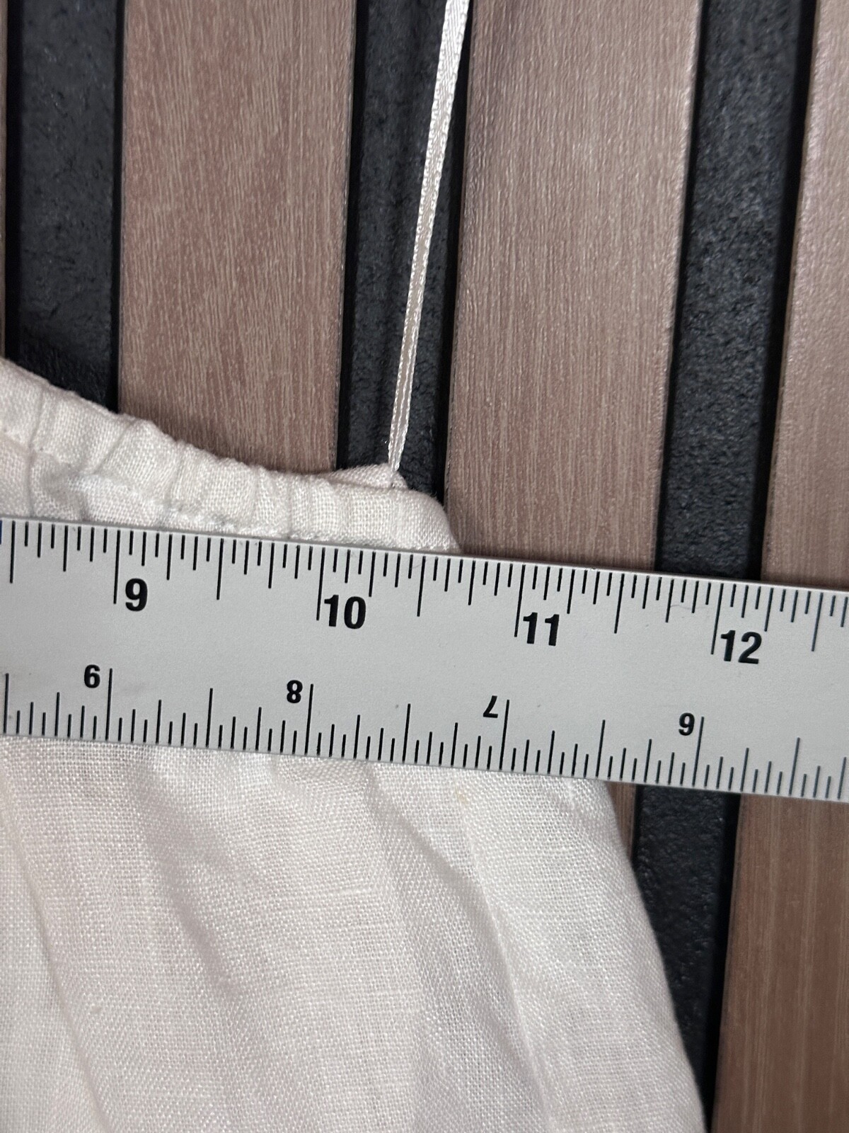 Dissh Shirt Dress US 4 / S Womens White !00% Linen Cut Out Waist A Line Maxi