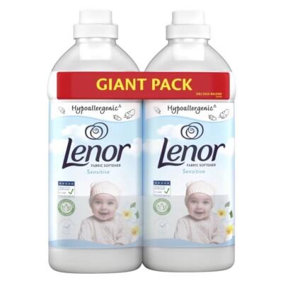 7,75 /L-3x Lenor Weichspüler-Sensitive (Hypoallergen-Duopack-2x 1,6 L(2x 64Wäsch