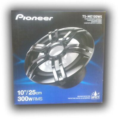Pioneer TS-ME100WS Marine Subwoofer Lautsprecher 25 cm 900 Watt max 300 Watt RMS